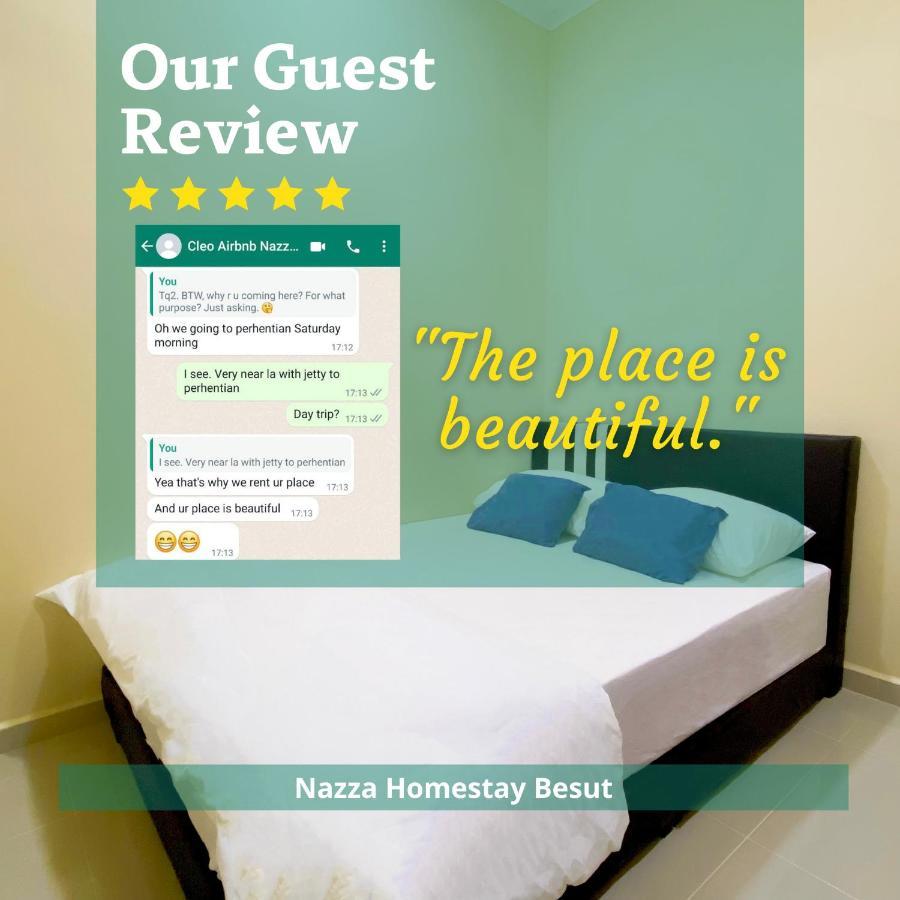 Nazza Homestay Besut With Swimming Pool Kampung Raja Экстерьер фото